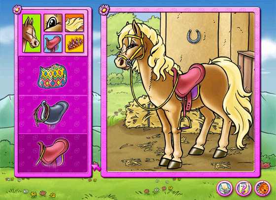 Приключения Лизы в стране лошадей